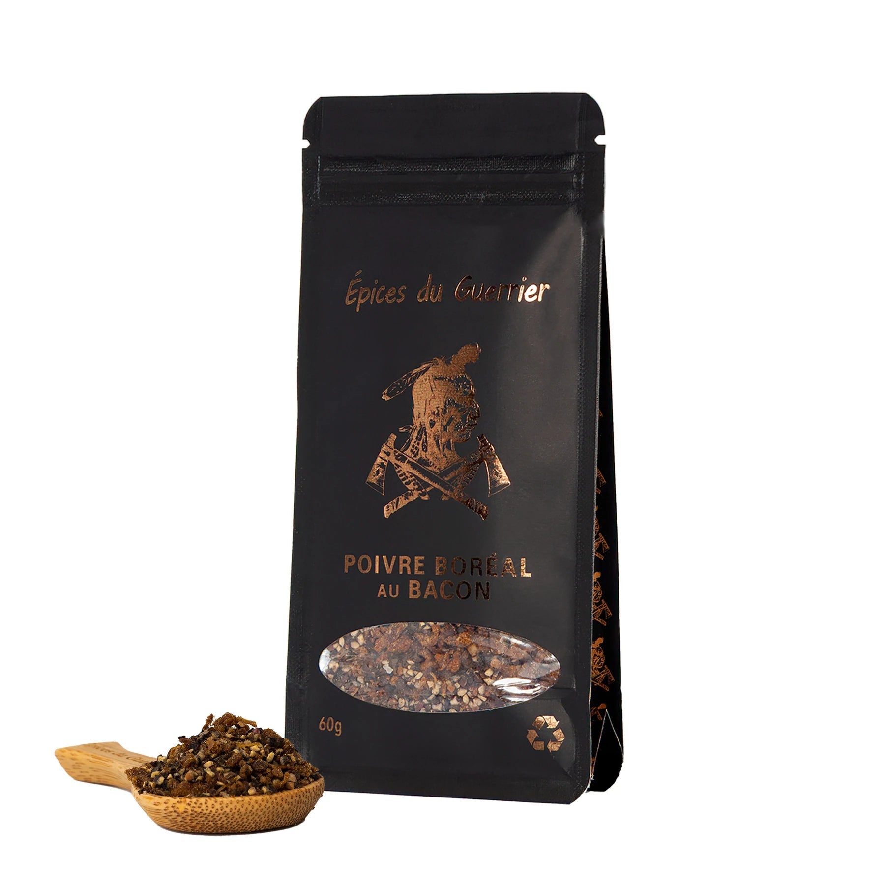 Warrior spices - Boreal pepper mixture with bacon (60g)
